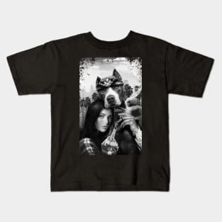 West Coast Spirit (black and grey) Kids T-Shirt